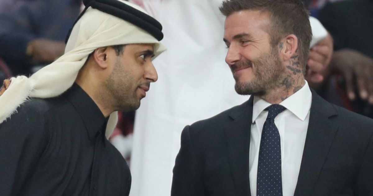 Beckham in a Qatar World Cup 2022 ambassador ad